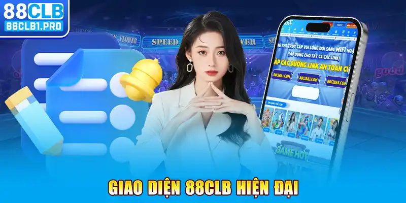 Giao diện 88CLB hiện đại